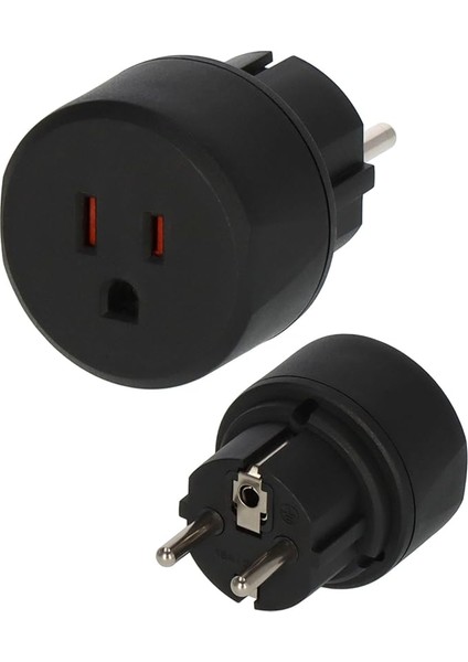 Abd Fiş Sistemi Türkiye Uyumlu IP20 Lisanslı Topraklı Travel Adaptör Dönüştürücü