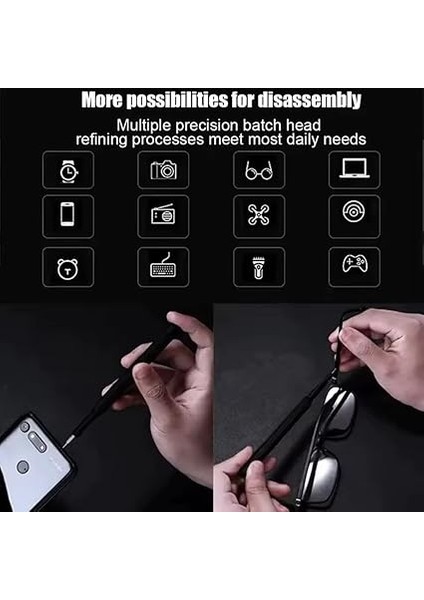 Seti 25 Parça Çelik Uç Hassas Mıknatıslı Tornavida Özel Tasarım Dağılmaz Kutulu indirimleri