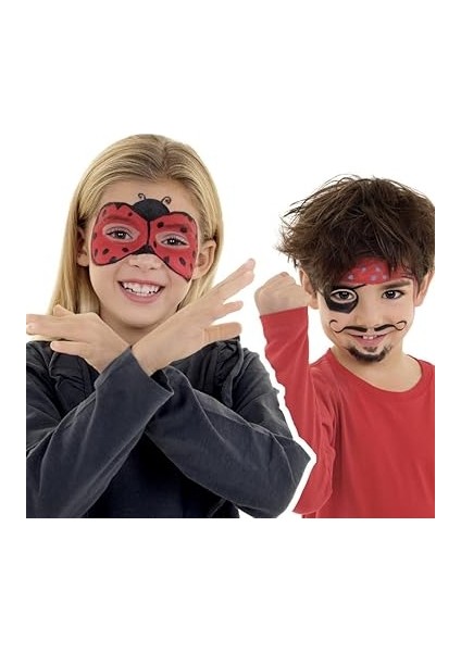 Mask Up Yüz Boyası – Karnaval (3 Renk) modelleri