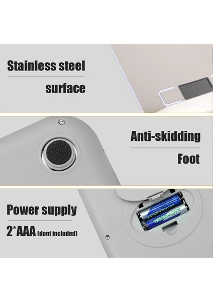 Lüx Dijital Mutfak Terazisi 5 kg 1 gr Hassas Paslanmaz Çelik + Pil indirimleri