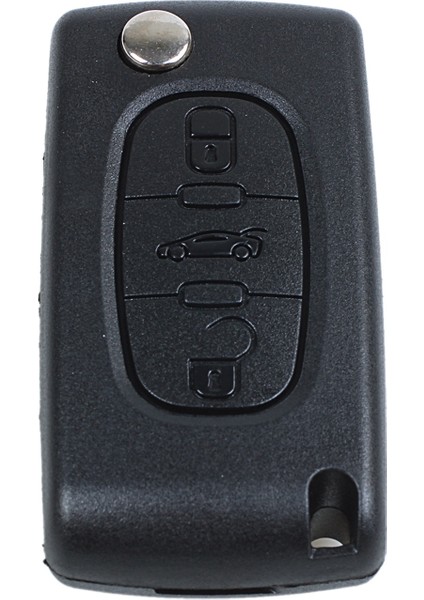 Peugeot 407 ve 407 Sw Katlanabilir 3 Düğme Için Anahtar Uzaktan Kabuk (Yurt Dışından)