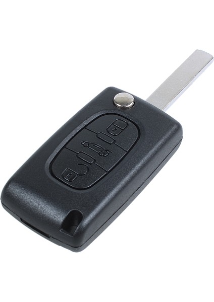 Peugeot 407 ve 407 Sw Katlanabilir 3 Düğme Için Anahtar Uzaktan Kabuk (Yurt Dışından) fırsatları