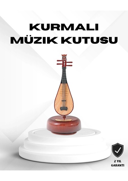 Buğz Figürlü Müzik Kutusu Zarif Melodili Dekoratif Model