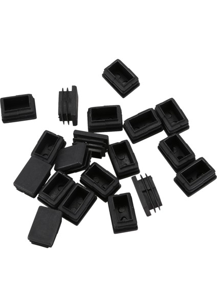 20 Adet Plastik Dikdörtgen Uç Kapak 30MM x 20MM Dişli Boru Tüpü Kauçuk Ayaklar Ekleme (Yurt Dışından) fiyatları