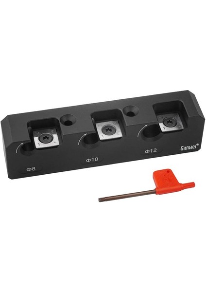 Torna Için Ganwei Karbür Dönüş Araçları 8mm 10MM 12MM Ahşap Işleme Doweling Maker 3 Karbür Bıçaklı Ahşap Dübel Çubukları (Yurt Dışından)