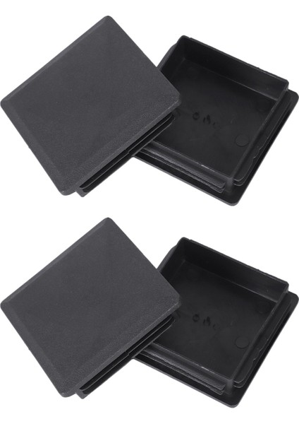 2x 80MM x 80MM Kare Plastik Kapaklar Boru Tüpü Uçlar Uç 2 Parçalar (Yurt Dışından)