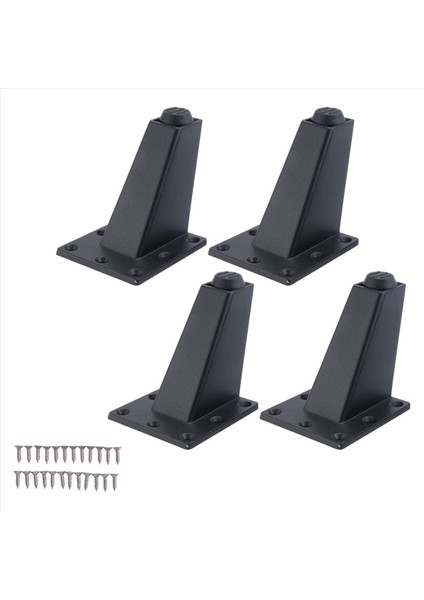 8 Adet 8cm Ayarlanabilir Metal Mobilya Bacak Kalın Alüminyum Alaşım Tablo Dolapları Ayak Kanepe Tv Dolap Bacakları -Black (Yurt Dışından) modelleri