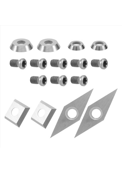 8pcs Karbür Dönüş Araçları Değiştirme Kesici Keskin Dayanıklı Ahşap Torna Aletleri Ekler 8 Adet Vidaları Içerir (Yurt Dışından) fırsatları