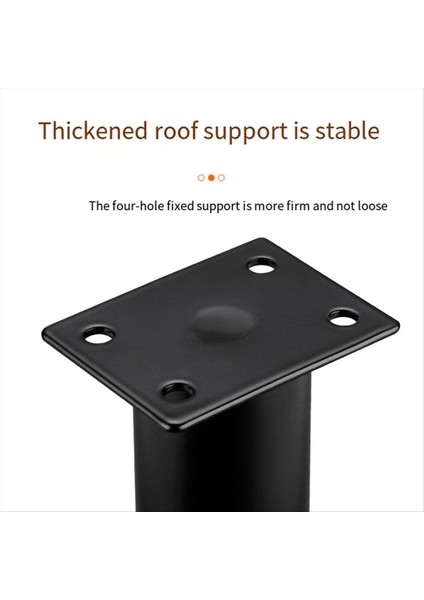 4 Adet Ayarlanabilir Yükseklik Mobilya Destek Bacakları [vidalı] Yatak Çerçevesi/yatak Merkezi Çıta Siyahı Için 3 15-4 72 Inç (Yurt Dışından)