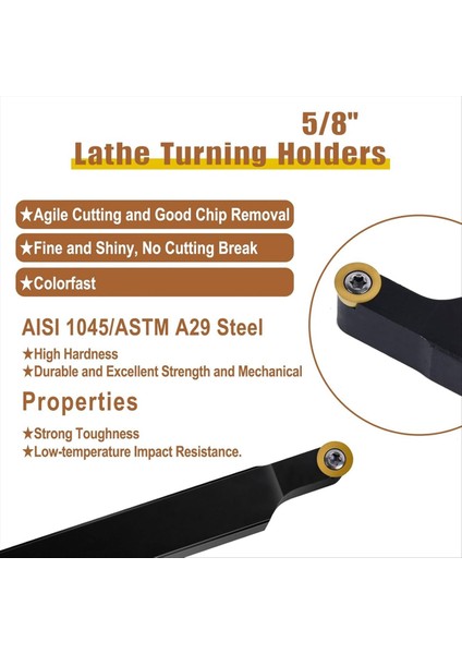 Torna Blade Tutucu Turning Aracı SRAPR1616H10 &amp SRAPL1616H10 + 10PCS RPMT10T3 Kesme Alıcı Için Karbür Ekler (Yurt Dışından) modelleri