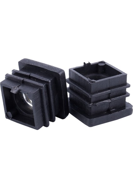 Kare Tüp Boru Uç Kapakları Ekleme Fişleri M8 Iplik 20X20MM 20PCS Siyah (Yurt Dışından) fiyatları