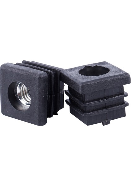 Kare Tüp Boru Uç Kapakları Ekleme Fişleri M8 Iplik 20X20MM 20PCS Siyah (Yurt Dışından) modelleri