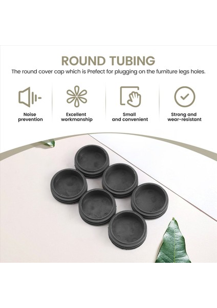 6 x Siyah Plastik 50MM Dia Yuvarlak Tüp Tüpü Ekleme Kapakları Kapaklar (Yurt Dışından) fırsatları