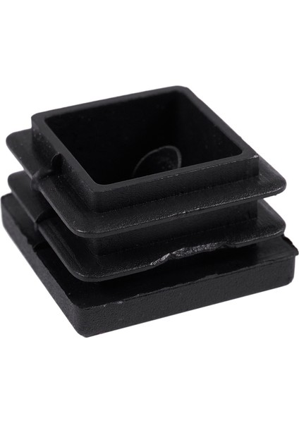50 Pcs Siyah Plastik Kare Kıçlı Uç Kapaklar Tüp Ekleri 20PCS 25MM x 25MM ve 30PCS 25X50MM (Yurt Dışından) fırsatları