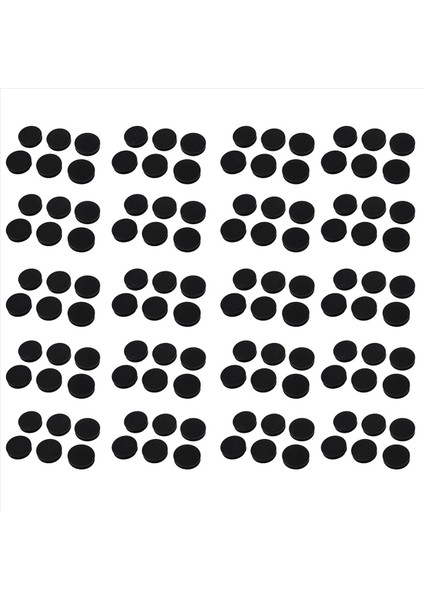 120 x Siyah Plastik 50MM Çapında Yuvarlak Tüp Takma Kapaklar Kapaklar (Yurt Dışından)
