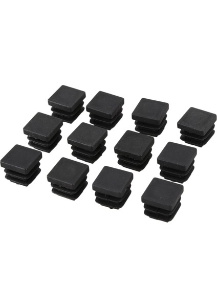 12 Adet 15MM x 15MM Plastik Kare Kapaklar Tüp Boru Ekleri Uçlarını Boşaltma (Yurt Dışından) fiyatları