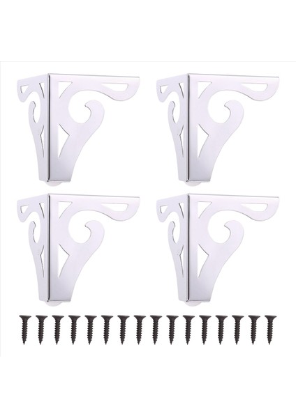 Boşluk Out Modern Mobilya Kanepe Bacaklar Kanepe Tablo Dolabı Dolap Seti 4 (10 Cm) (Yurt Dışından)