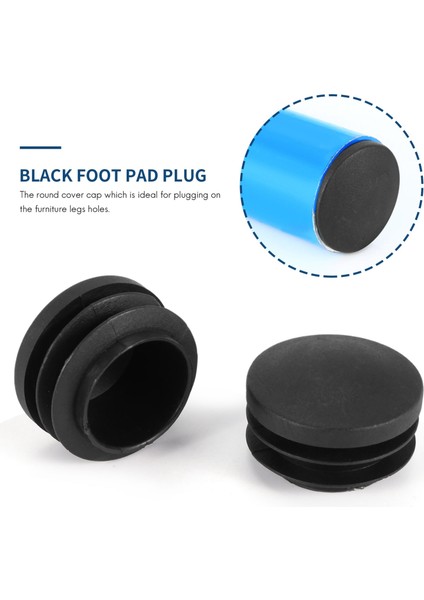 Siyah Plastik 35MM Dia Blanking Uç Kapaklar Yuvarlak Tüp 5 Pcs Ekleyin (Yurt Dışından) fiyatları