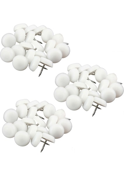 120PCS 20MM Keçeli Ayak Ped Skid Skid Tırnak Koruyucusu Mobilya Sandalye Masa Ayağı (Yurt Dışından)