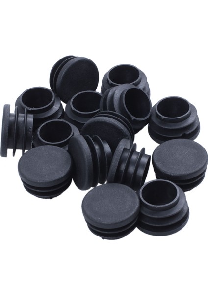 15 Adet Sandalye Masa Ebil Ucu Uçlu Fiş 25MM Çapında Yuvarlak Plastik Takılmış Tüp (Yurt Dışından)