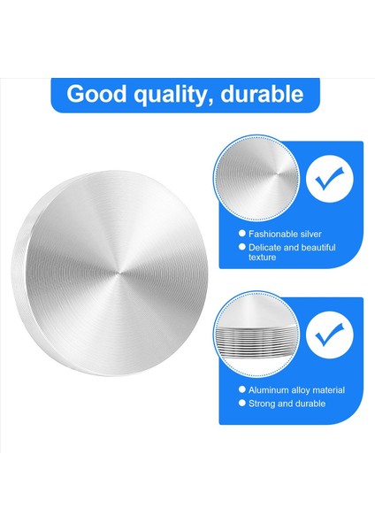 Cam Plaka Adaptör Masası Ayağı Alüminyum Yuvarlak 50X8MM Gümüş (Yurt Dışından) fırsatları