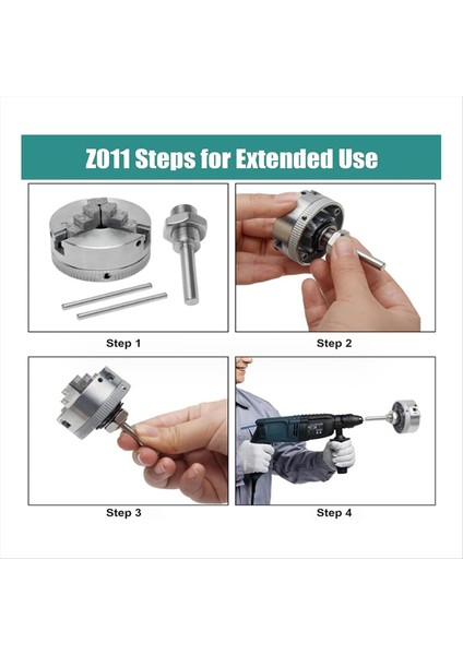 4 Çene Torna Chuck Çinko Alaşım Kendini Merkezli Torna Chuck Ahşap Torbaları Için Anahtar ve Bağlantı Çubuğu Sağlam Sağlam Bir Çubuk ile Seti (Yurt Dışından) fırsatları