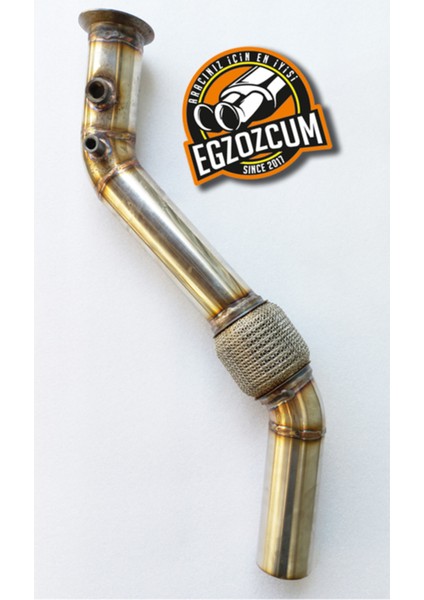 Bmw F30 - F10 - E90 Uyumlu Downpipe (Diesel) Dizel Egzoz Uyumlu