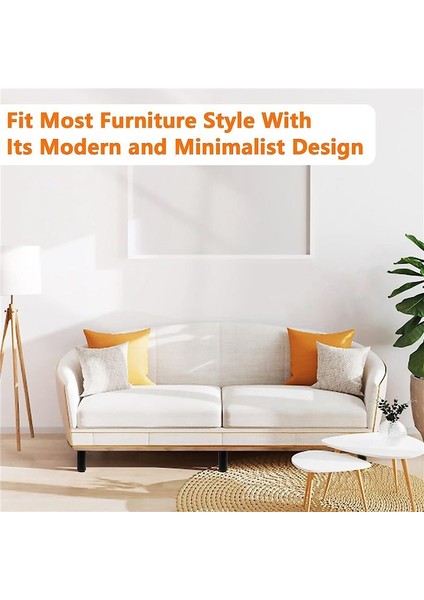 8 Adet Ayarlanabilir Mobilya Bacakları Dolap Ayak Yüksekliği Ayarlanabilir 120 mm -180 mm Kanepe Bacakları Metal Dolap Bacakları Siyah (Yurt Dışından) indirimleri