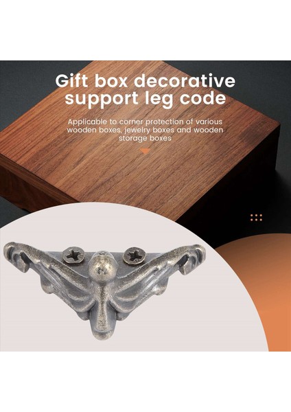 30 Adet Antika Mücevher Kutusu Ayak Ayakları Ahşap Kasa Koruyucusu Dekoratif Mobilya Bacakları Diy Mücevher Için Göğüs Kutusu Ahşap Kutu (Yurt Dışından) fırsatları