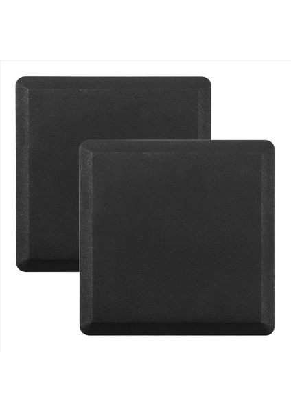 80MM x 80MM Kare Plastik Kapaklar Boru Tüpü Ekler Uç 2 Parçalar (Yurt Dışından)