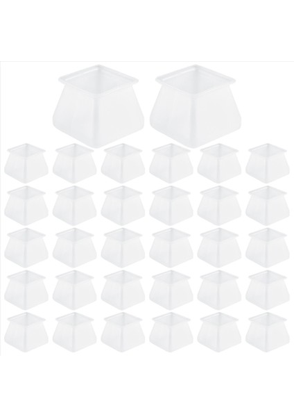 32PCS Mobilya Silikon Koruma Kapağı - Kare Silikon Sandalye Bacak Zemin Koruyucular - Sandalye Bacak Kapakları Mobilya Masa Ayakları Kapağı - Çizikleri ve Gürültüyü Önler (Yurt Dışından) modelleri
