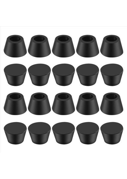 20PCS Siyah Sandalye Kanepe Sofra Kauçuk Mobilya Bacak Uç Kapakları 16MM Dia (Yurt Dışından) fiyatları