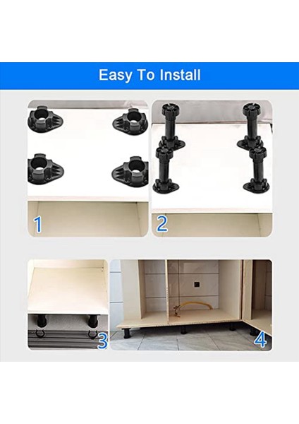 100 Pcs Mobilya Ayakları Ayarlanabilir Dolap Ayak Bacak Ünitesi Dolap Bacakları Mutfak Için Tekme Tahtası Klipsleri Banyo Dolabı (Yurt Dışından) indirimleri