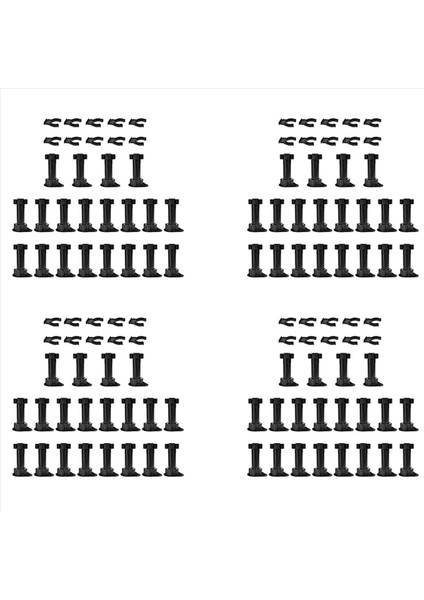 80 Pcs Mobilya Ayakları Ayarlanabilir Dolap Ayak Bacak Ünitesi Dolap Bacaklar Mutfak Banyo Dolabı Için Kick Tahta Klipsleri (Yurt Dışından)