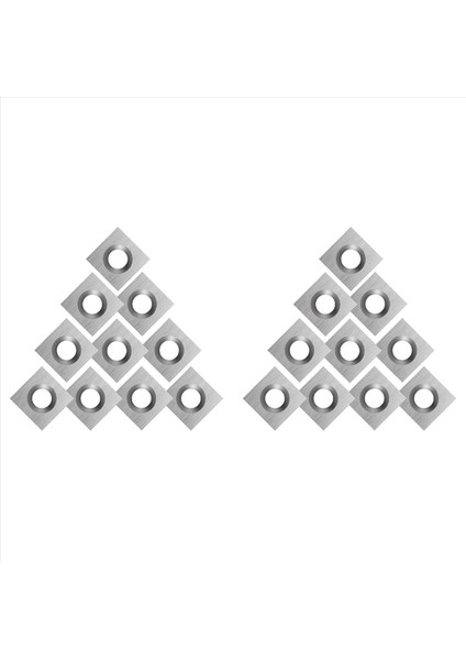 20PCS Ahşap Karbür Ahşap Torna Dönüş Aracı Için Kesiciler Ekler 11X11X2 0mm-30 ° Kesim Kıpırdama Maçı Odun Dirnezi Seti (Yurt Dışından)