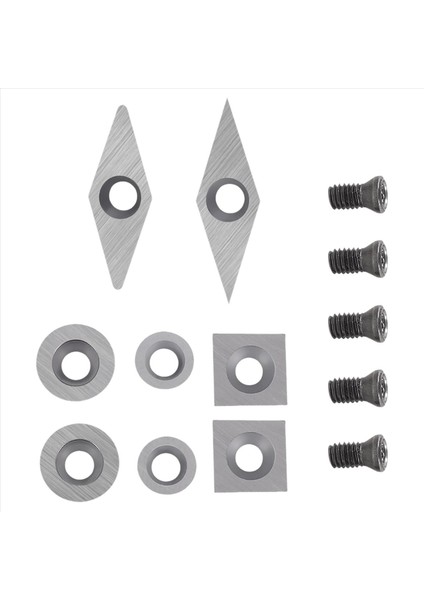 8pcs Dönüşler Kesme Aletleri Karbür Kesiciler Ahşap Torna Dönüş Araçları Için Ayarlanmış - Yarıçap Keskin Nokta A (Yurt Dışından) modelleri