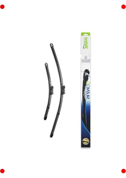 Düz Tip Universal Silecek Seti (600+400 Mm) - Sessiz ve Etkili