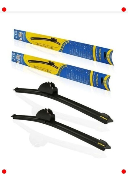 Ön Muz Tipi Silecek Süpürgesi Seti