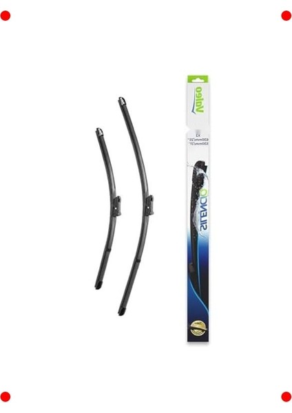 Uyumlu Düz Tip Silecek Seti (630+530 Mm)