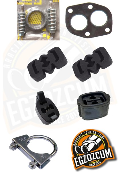 Tempra Komple Egzoz Takımı Susturucu Eksoz.. Uyumlu indirimleri