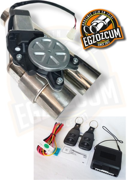 60 Mm. Kumandalı Motorlu Paslanmaz Krom Pantolon Jikle Orta Cutout Warex