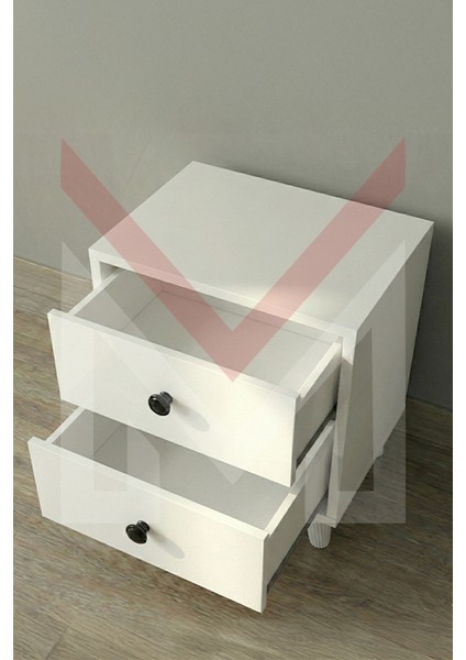 Beyaz Modern Mdf Komodin