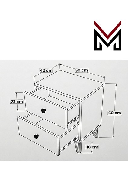 Beyaz Modern Mdf Komodin fırsatları