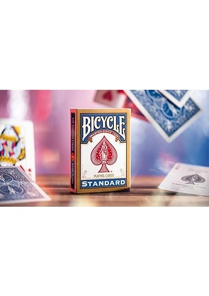 Rider Back International Standard Index Oyun Kartı, Mavi/kırmızı fırsatları