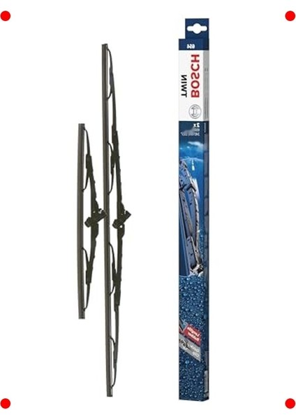 Çift Silecek Seti 650/340 mm - Çoklu Model Uyumlu