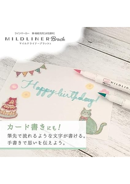 Mıldlıner Brush Pen N-5c-N Set indirimleri