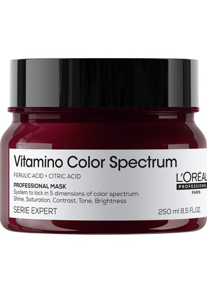 Vitamino Color Spectrum Boyalı Saçlar Için Direnç Kazandıran Maske 250 ml