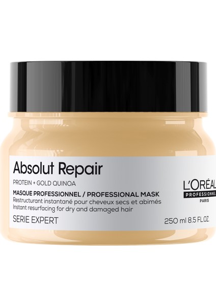 L'oreal Professionnel Serie Expert Absolut Repair Yıpranmış Saçlar için Onarıcı Maske 250 ml