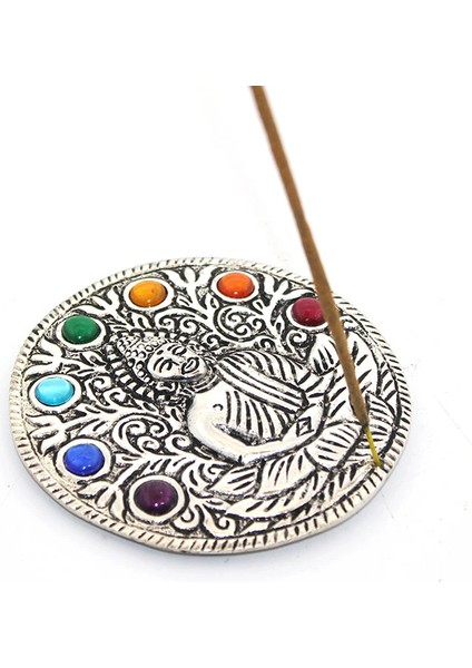 Metal 7 Çakra ( Chakra ) Buda Tütsülük LIV1970