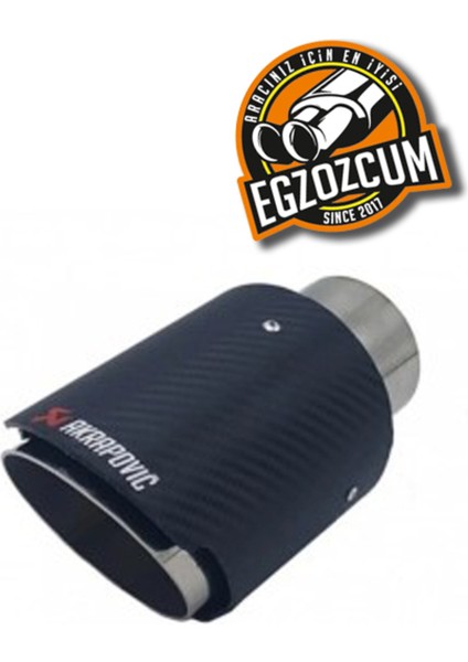 100 mm Tekli Içi Krom Tek Çıkış Egzoz Ucu Akrapoviç Eksoz fiyatları